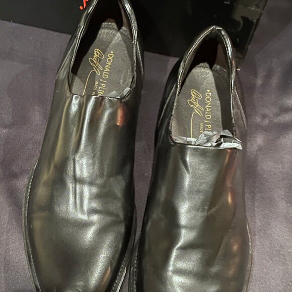 Donald J Pliner Uwait-30 Black Stretch Nappa Italian Made Mens Slip on Sz 12 Box main image 9